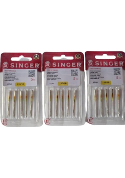 Singer 3 Paket 18 Numara Dikiş Makinesi İğnesi (Kot)