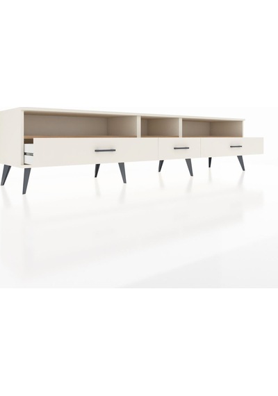 Hyperion Tv Ünitesi 3 Raflı 3 Çekmeceli 220x44x51 Aytaşı-çam/aytaşı Atlas Çam/aytası - Aytası Hyperion Tv Ünitesi 3 Raflı 3 Çekmeceli 220x44x51 Aytaşı-çam/aytaşı Atlas Çam/aytası - Aytası