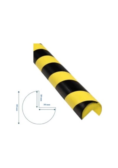 Puffyguard Kenar Köşe Koruyucu C2 - Model C2 - 1 Metre - 30x30x60mm - Tip : A