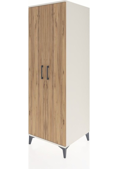 Kronos Dolap 4 Raflı 2 Kapaklı 60x59x182 Aytaşı-çam Aytaşı