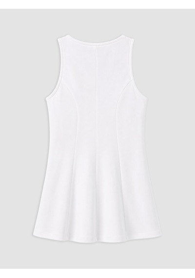 Lcwaıkıkı Petite Beyaz Bisiklet Yaka Peplum Bluz