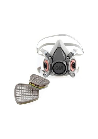 3M  6200 Yarım Yüz Gaz Maskesi + 3M  6059 Abek1 Maske Filtresi