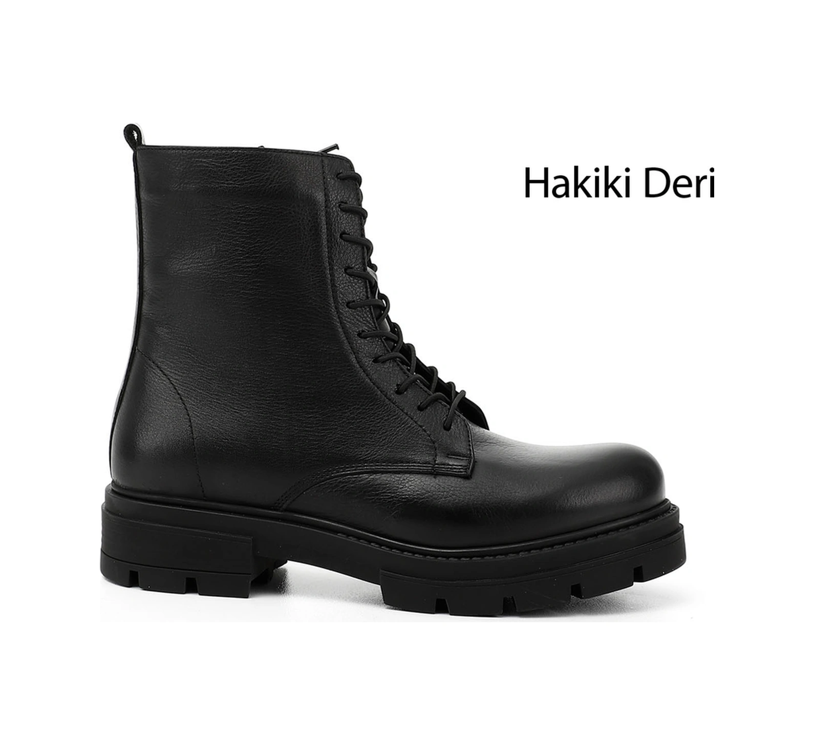 Gönderi(R) Gönderi R Kadın Siyah Fermuarlı Hakiki Deri Postal Bot Dkzb02842685 Siyah