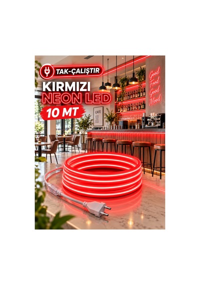 10 Metre Kırmızı Neon Led 220v Tak Çalıştır Ip65 Esnek Hortum Led Ultra Parlak İç Dış Mekan Dekoratif Aydınlatma Kırmızı - 920214632 Kırmızı 10 Metre Kırmızı Neon Led 220v Tak Çalıştır Ip65 Esnek Hortum Led Ultra Parlak İç Dış Mekan Dekoratif Aydınlatma Kırmızı - 920214632 Kırmızı