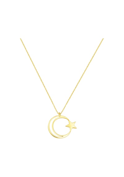 Ayyıldız 14 Ayar Altın Kolye Sarı Altın