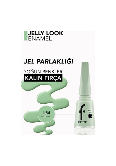 Flormar Jelly Look Naıl Enamel Jl84 Hınt Of Mınt