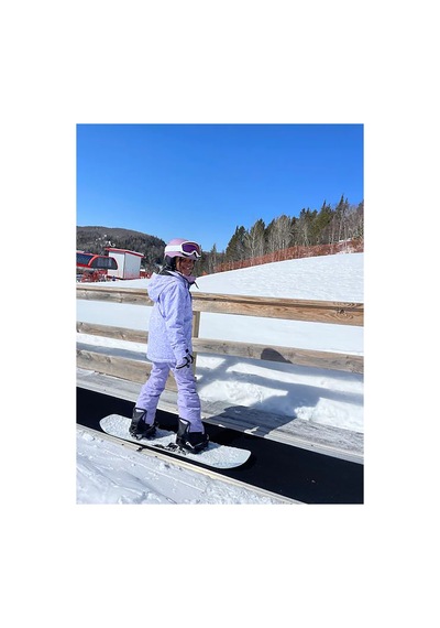 Burton Elodie 2l Kız Çocuk Mor Snowboard Ceketi -84