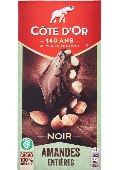 Mondelez Cote D'or Bademli Bitter Çikolata 180 G
