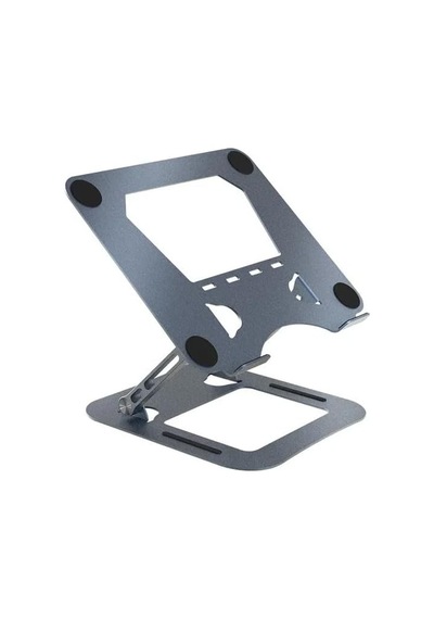 Dyt-815 Metal Ergonomik Macbook Uyumlu Katlanabilir Laptop Standı Koyu Gri