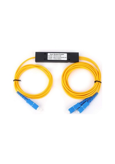 1x2 Plc Fiber Optik Splitter Sc/upc Coupler G652d Ftth Olt Onu Optik Kablo Bölücü Modül Mavi Ayırıcı