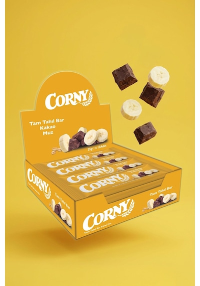 Corny Kakao Muzlu Tahıl Bar X 12 Adet