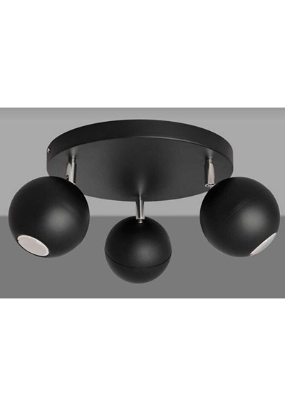 Spor Led Avize Hareketli Başlık Os Ram Led Gün Işığı Ampullü Kür Siyah