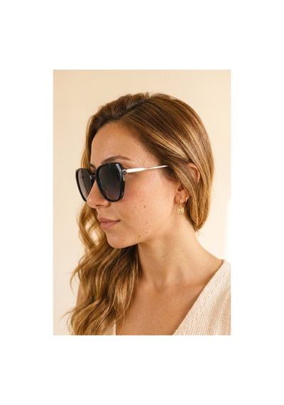 Kadın Polarize Cat Eye Güneş Gözlüğü Siyah Uv400 Korumalı 20740432