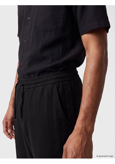 Lcw Vision Siyah Regular Fit Armürlü Erkek Pantolon