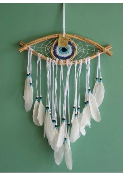 Rüya Kapanı Dream Catcher Göz Tasarımı Model 2