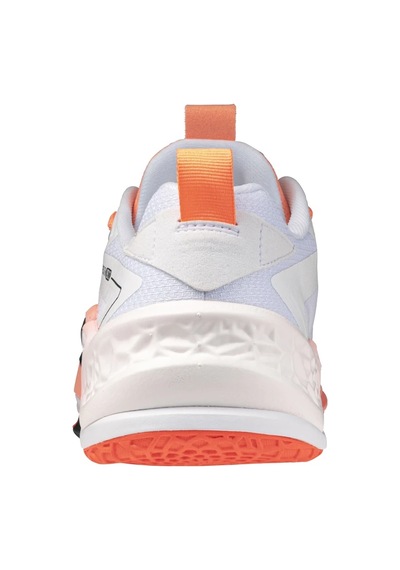 Mizuno Wave Stealth Neo 2.1 Erkek Hentbol Ayakkabısı Beyaz / Turuncu Çok Renkli
