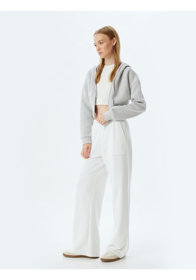 Koton Crop Sweatshirt Kapüşonlu Fermuarlı Korse Detaylı Cepli Şardonlu Ekru 5wal10050ık Ekru Koton Crop Sweatshirt Kapüşonlu Fermuarlı Korse Detaylı Cepli Şardonlu Ekru 5wal10050ık Ekru