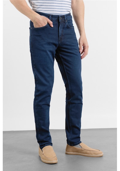 İmza Koyu Lacivert 5 Cep Slim Fit Denim Pantolon 1023255169
