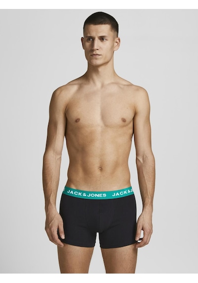 Jack & Jones 5'li Düz Renk Boxer Paketi - 12142342 Çok Renkli