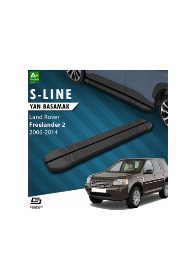 S-Dizayn Land Rover Freelander 2 S-Line Siyah Yan Basamak 173 Cm