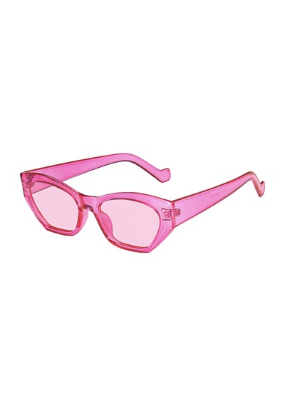 Pembe İrregular Vintage&Retro Güneş Gözlüğü