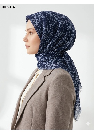 Dolce Life Dolce Cool Desenli Dimi Pamuk Eşarp 1016-116 Çok Renkli