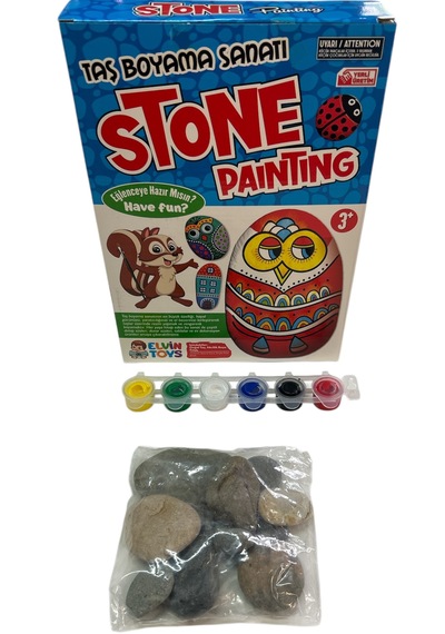 Stone Painting Taş Boyama Sanatı Renkli, Eğlenceli Ve Yaratıcı Hobi Seti
