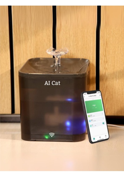 Aıcat Akıllı Kedi Köpek Su Şelalesi Su Pınarı Su Sebili Wifi Destekli