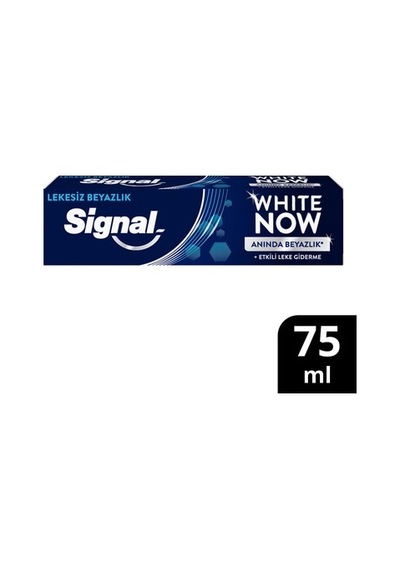 Signal White Now Diş Macunu Lekesiz Beyazlık Etkili Leke Giderme 75