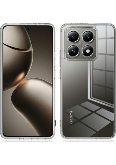 Xiaomi 15t Uyumlu Silikon Kılıf - Kamera Korumalı Esnek Pastel Renk Kapak - Şeffaf Şeffaf
