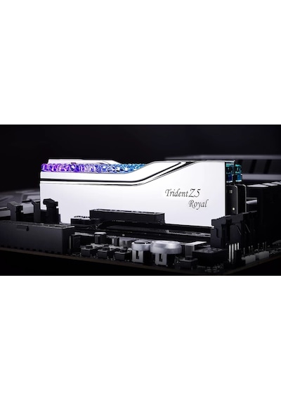 Gskıll Trident Z Royal Silver Rgb 48gb 2x24gb 8200mhz Cl40 Ddr5 Abab35gsı0005