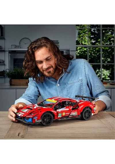 LEGO® Technic 42125 Ferrari 488 Gte 'af Corse #51 1677 Parça