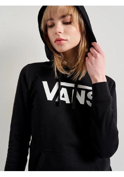 Vans Drop V Logo Hoodie-b Kadın Sweatshirt vn0a5hnpblk1-14682 001