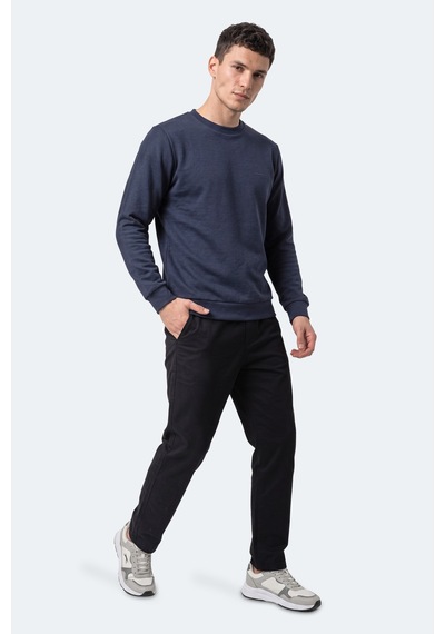 Slazenger Klahan I Erkek Lacivert Sweatshırt