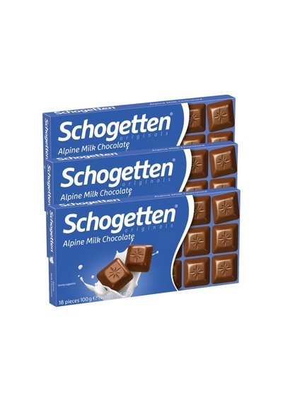 Schogetten Sütlü Çikolata 100gr X3