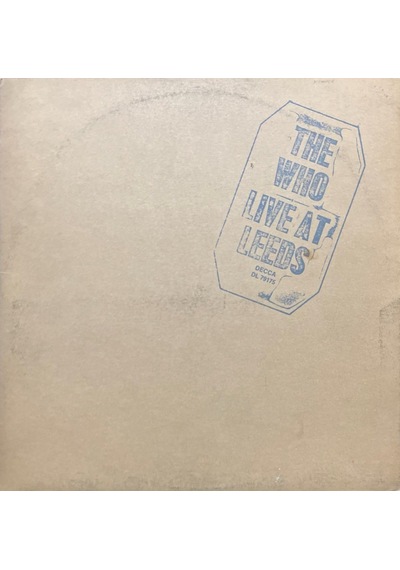 The Who Live At Leeds Lp Plak