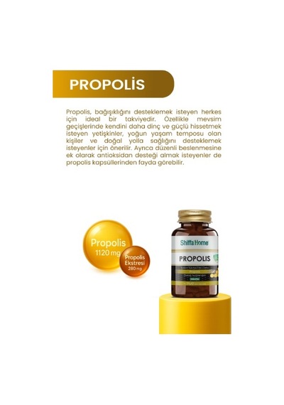 Shiffa Home Propolis 60 Kapsül X2 Set İndirimli