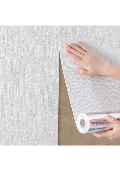 Alüminyum Folyolu Isı Ses Yalıtımlı Duvar Kağıdı Paneli 50x280 Cm