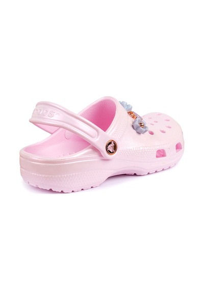 Crocs Classıc Irıdescent Charm Kız Çocuk Terlik 211220-6zw Pembe