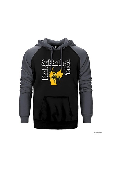 Black Sabbath Vol 4 Sarı Renk Reglan Kol Sweatshirt / Hoodie