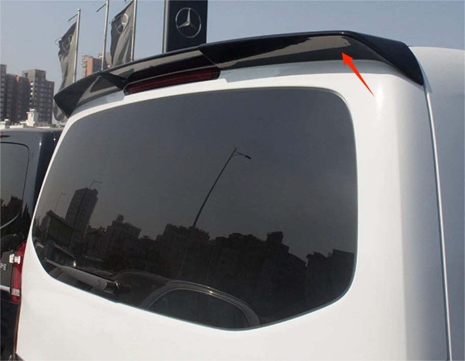 Mercedes W447 2015 2024 Spoiler Parlak Siyah Abs Siyah Boyalı