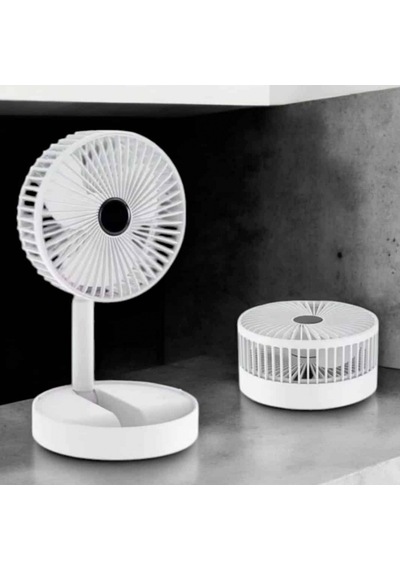 Katlanabilir Şarjlı Mini Vantilatör Telefon Standlı 3 Kademeli Soğutucu Fan
