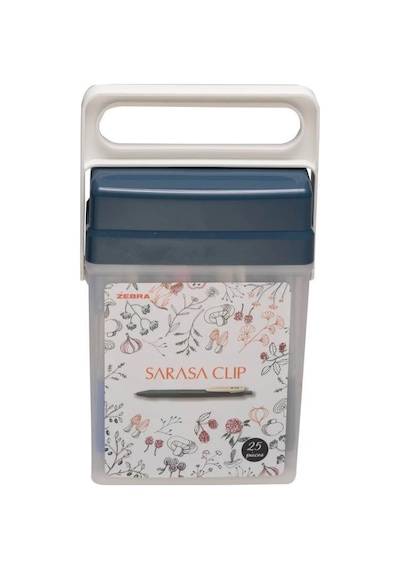 Zebra Sarasa 0.5mm Z Box 25'li Jel Kalem Seti Plastik Çantalı Set