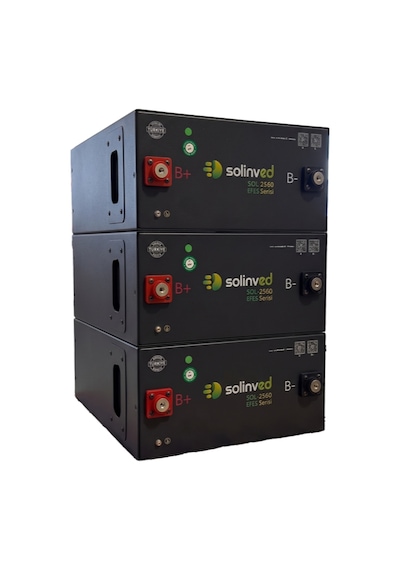 Solinved 25.6 V 100ah Efes Serisi Lifepo4 Akü