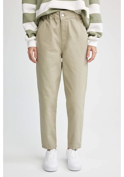 DeFacto Paperbag Gabardin Kumaş Pantolon Standart Paça Cepli S2790AZ25SPKH445