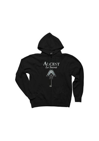 Alcest Le Secret Siyah Fermuarlı Kapşonlu Sweatshirt