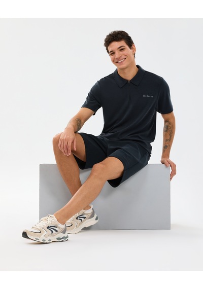 Skechers M Soft Touch Pique Polo Erkek Siyah Polo Yaka Tshirt S2610086-3817