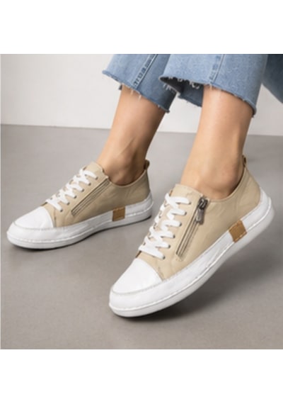 N Napa Shoe Np.8260f.bej Deri Sneaker
