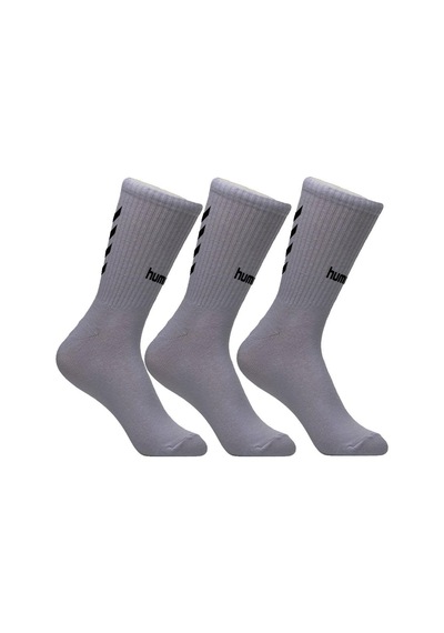 Hummel Maxı Antrenman Çorabı Gri 3 Lü Paket