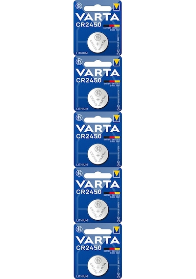 Varta CR2450 3V 5’li Lityum Pil